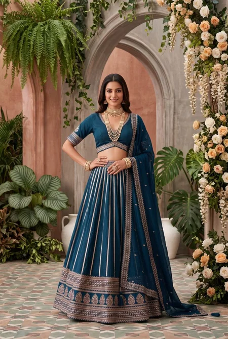 Panghat By Aurraa Silk Designer Embroidery Lehenga Choli